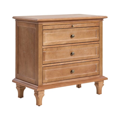 Germaine 3 Drawer Bedside Table with Charging Station