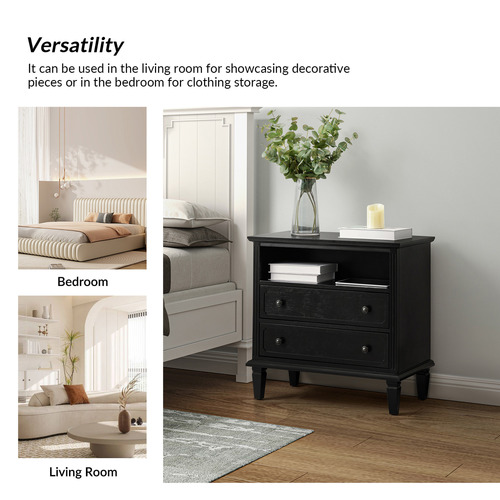 Elrond-2-Drawer-Bedside-Table
