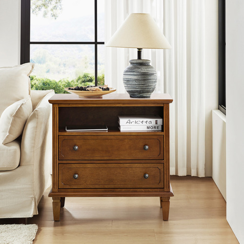 Elrond-2-Drawer-Bedside-Table