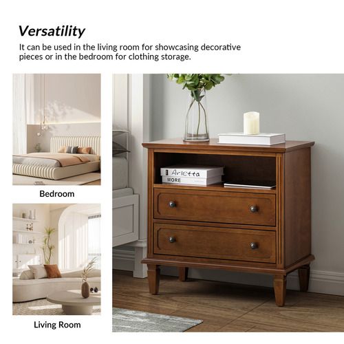 Elrond-2-Drawer-Bedside-Table