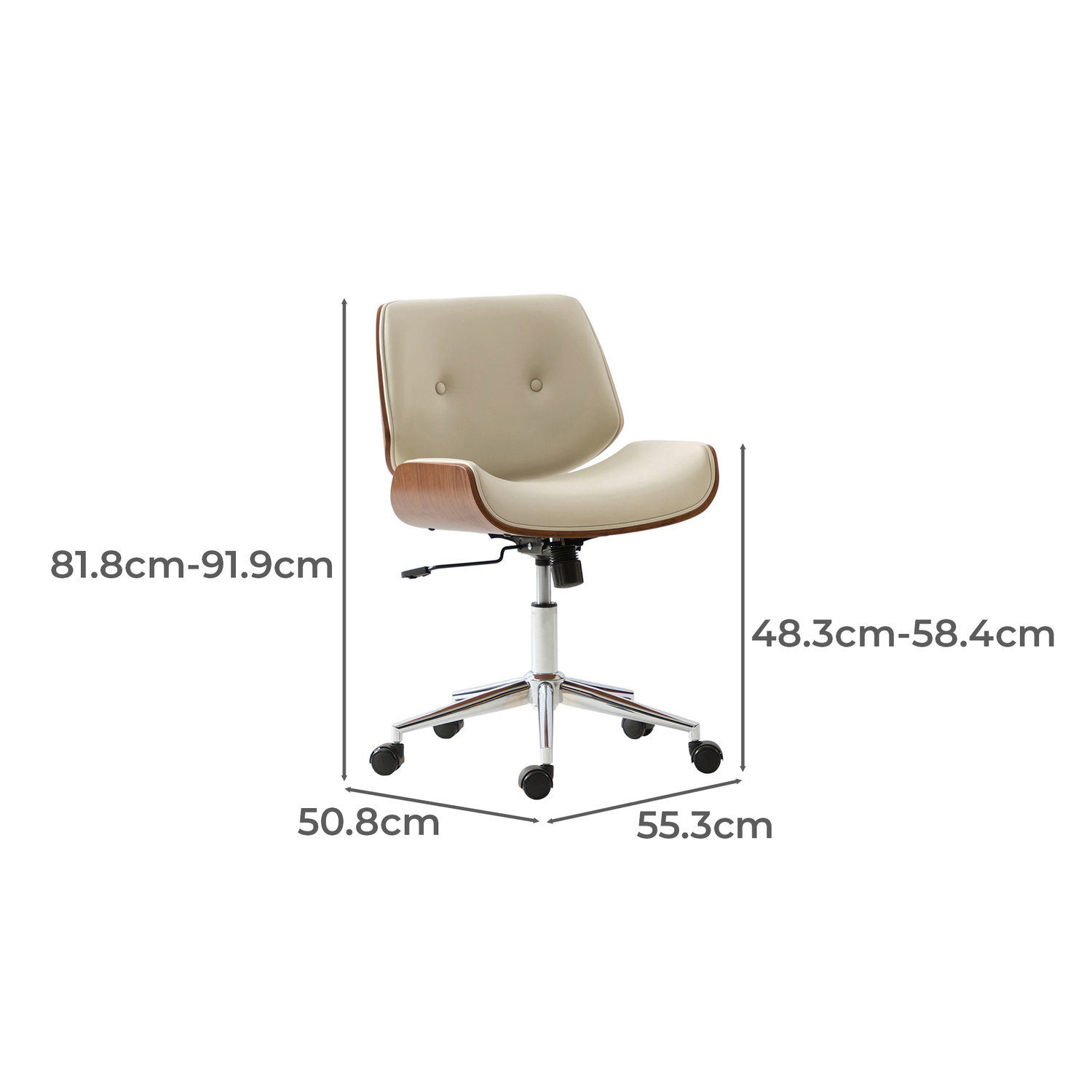 Francis Faux Leather Office Chair