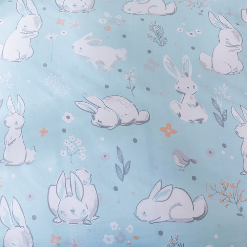 Sleepy Bunnies Cotton Quilt Cover Set