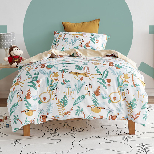 Wild Jungle Cotton Quilt Cover Set