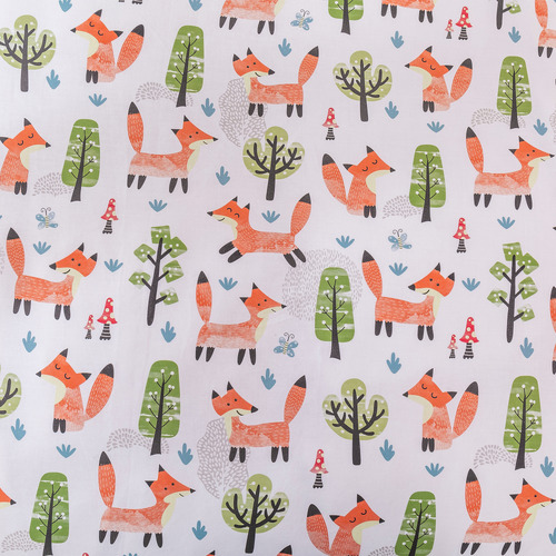 Shy Fox Cotton Quilt Cover Set