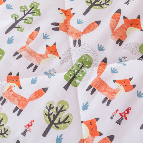 Jack and Ava Shy Fox Cotton Comforter Set | Temple & Webster