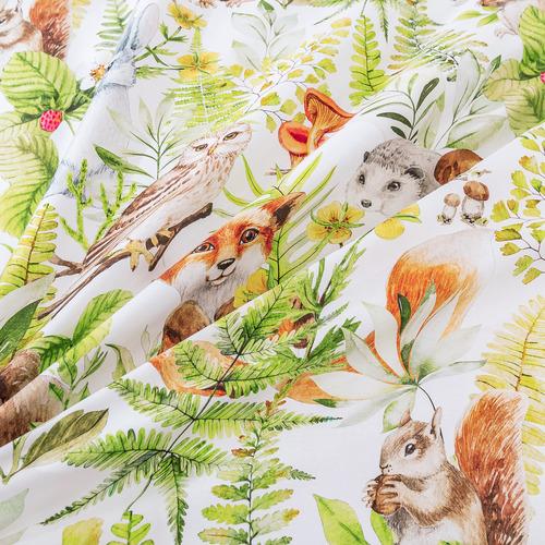 Furry Buddies Cotton Quilt Cover Set