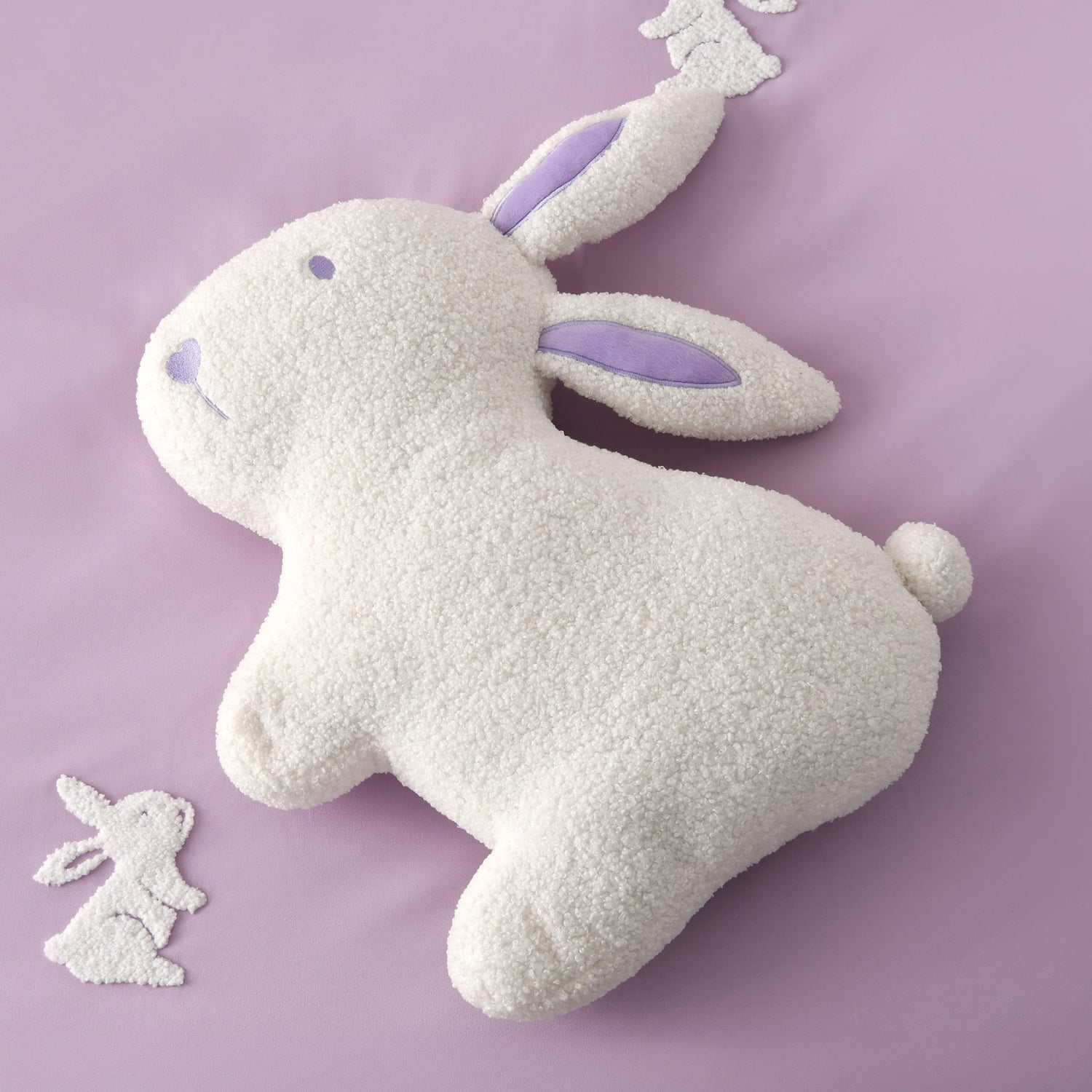 Nibbles the Bunny Teddy Fleece Cushion