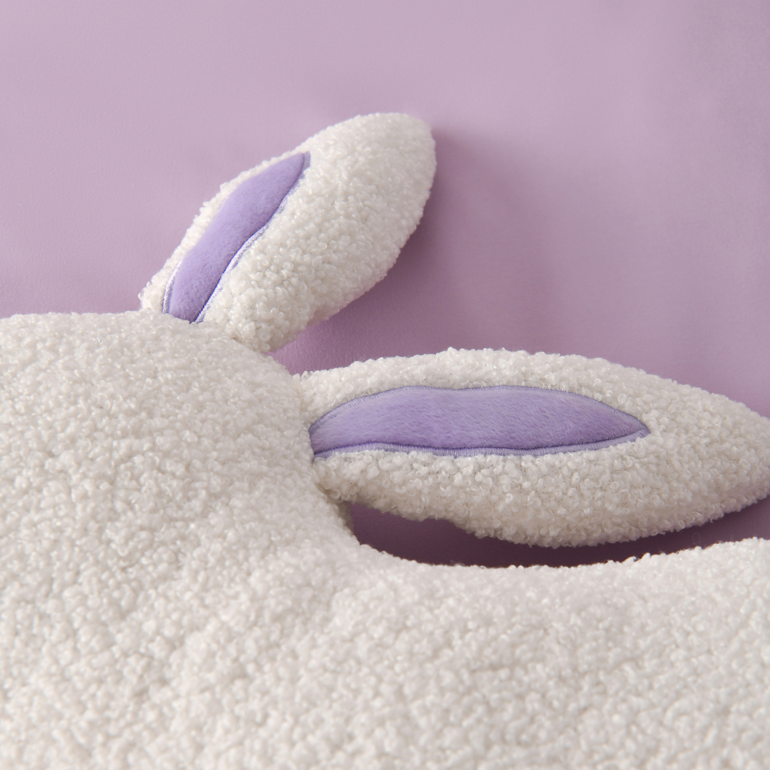 Nibbles the Bunny Teddy Fleece Cushion