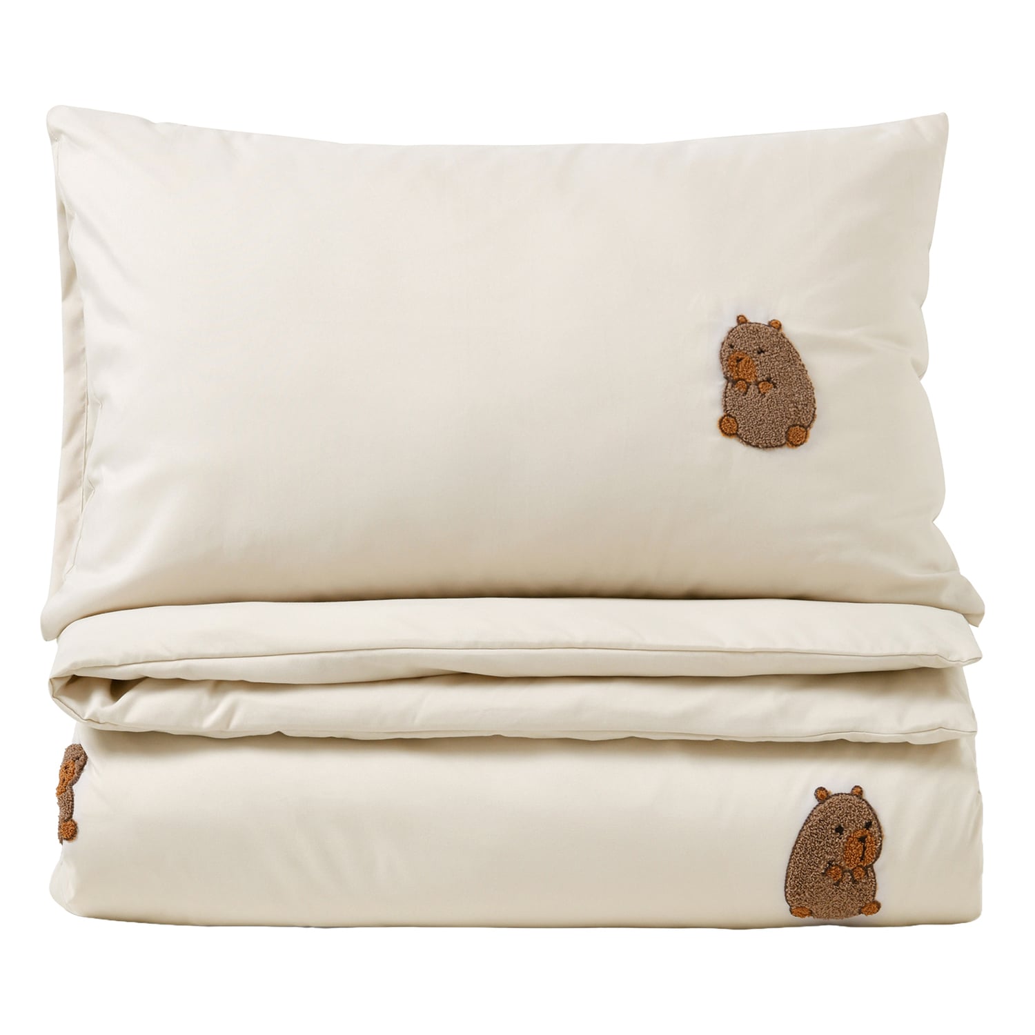 Tofu the Capybara Microfibre Quilt Cover Set