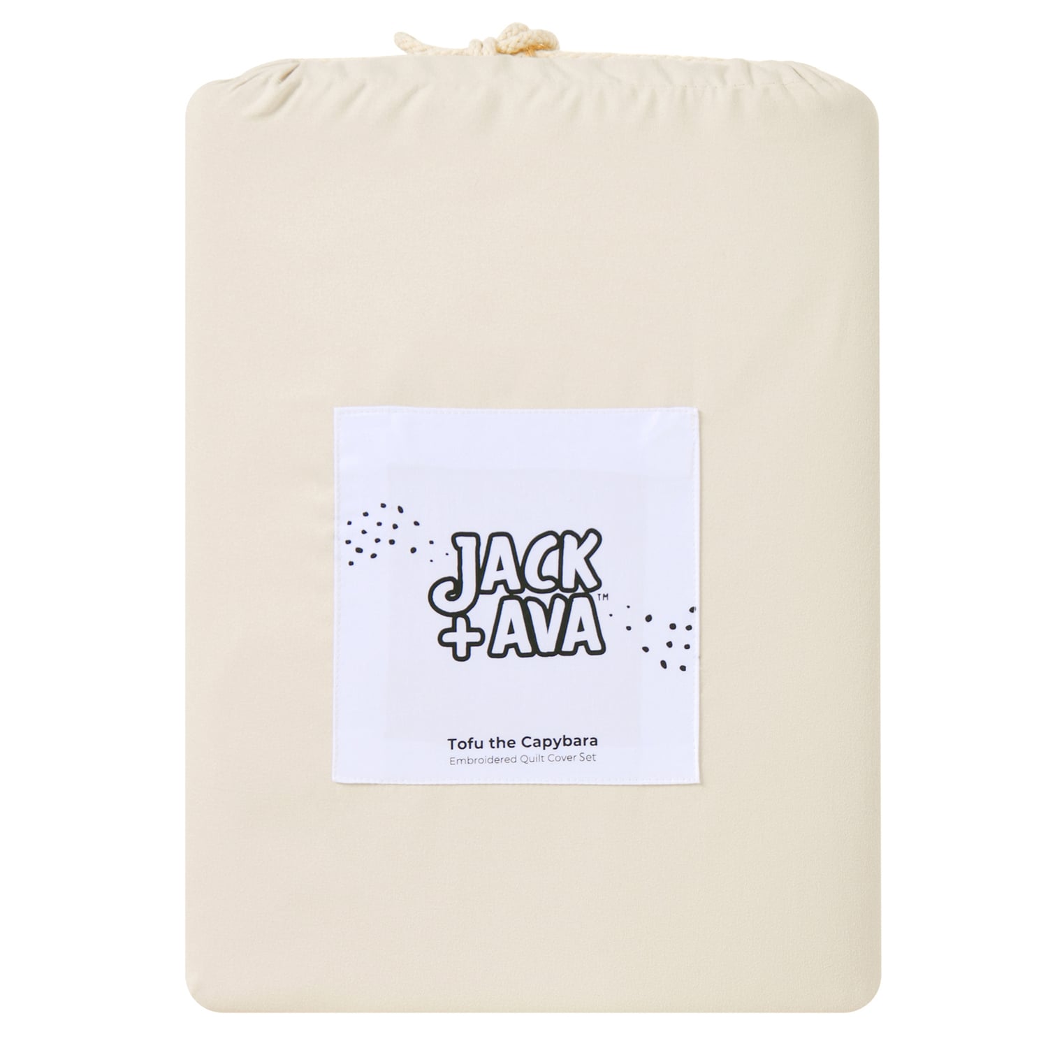 Tofu the Capybara Microfibre Quilt Cover Set