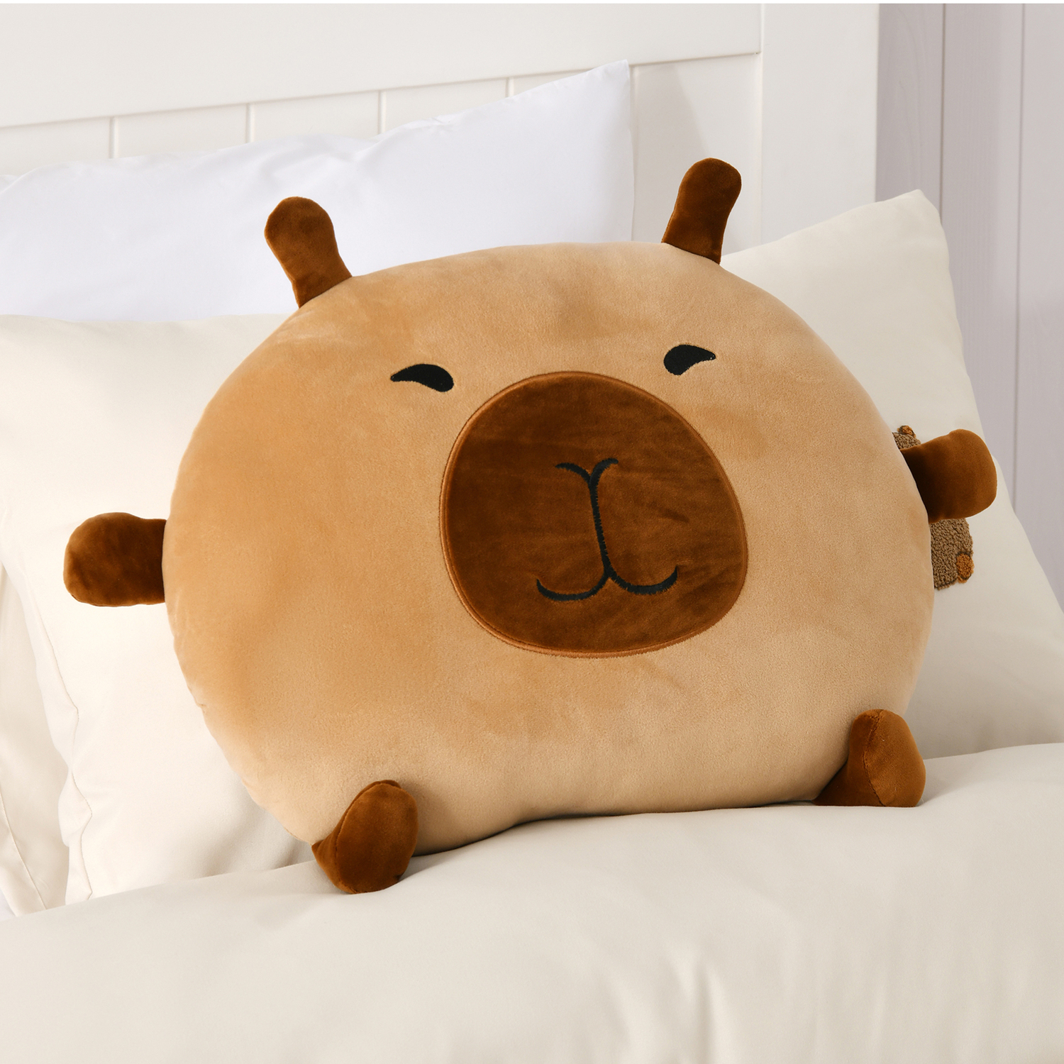 Tofu the Capybara Teddy Fleece  Cushion