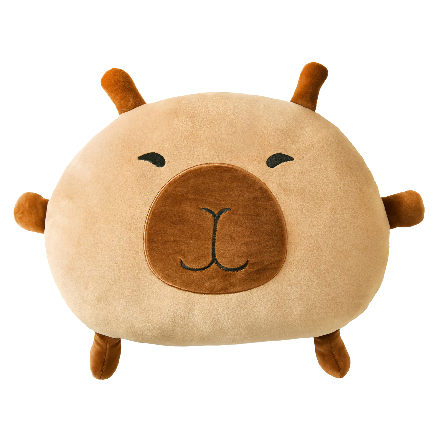 Tofu the Capybara Teddy Fleece  Cushion