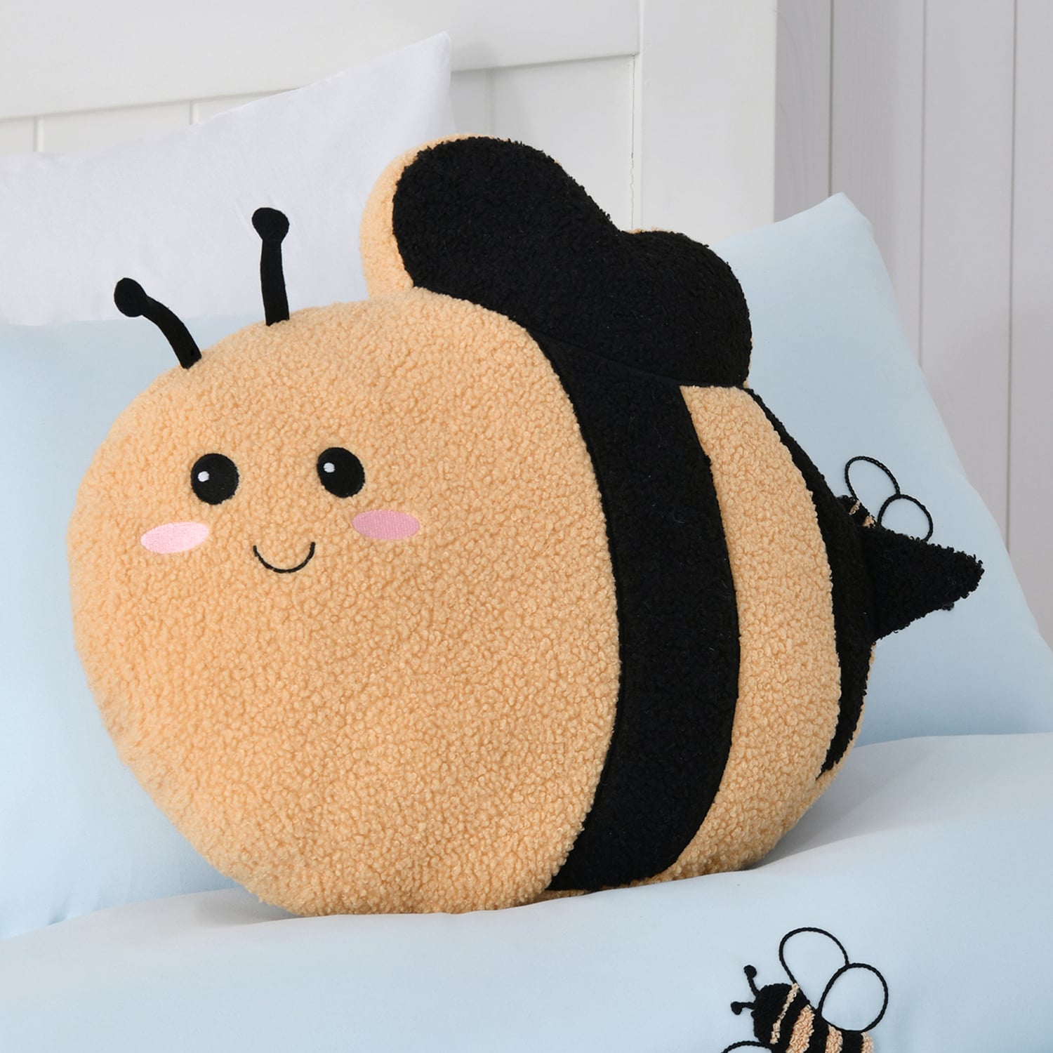 Bumbly the Bee Teddy Fleece  Cushion