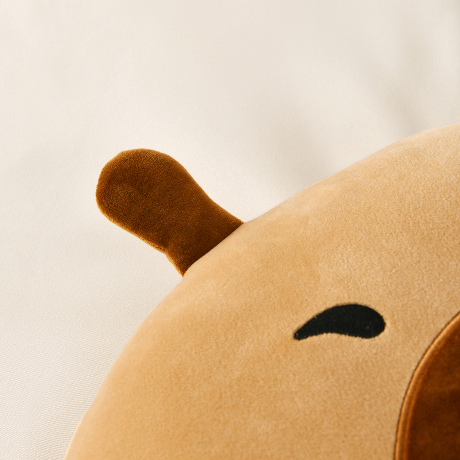Tofu the Capybara Teddy Fleece  Cushion