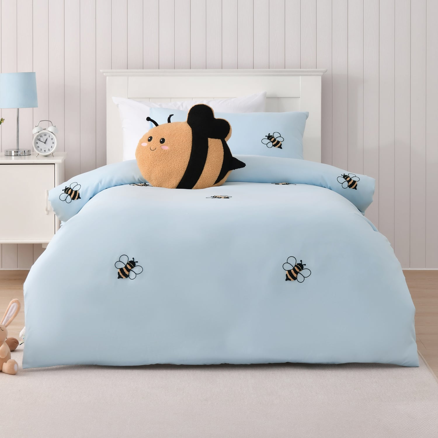 Bumbly the Bee Teddy Fleece  Cushion