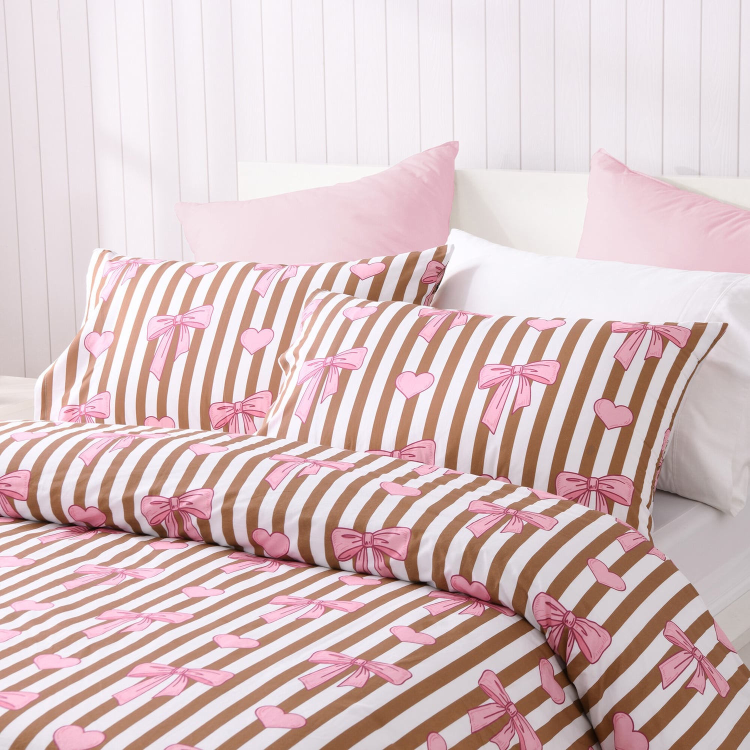 Iker Holly the Highland Cow Cotton Percale Reversible Quilt Cover Set
