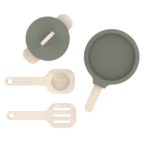 Flexa 4 Piece Pot & Pan Play Set Temple & ster