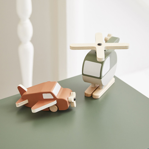 2 Piece Helicopter & Plane Set