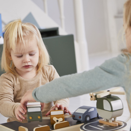 2 Piece Helicopter & Plane Set