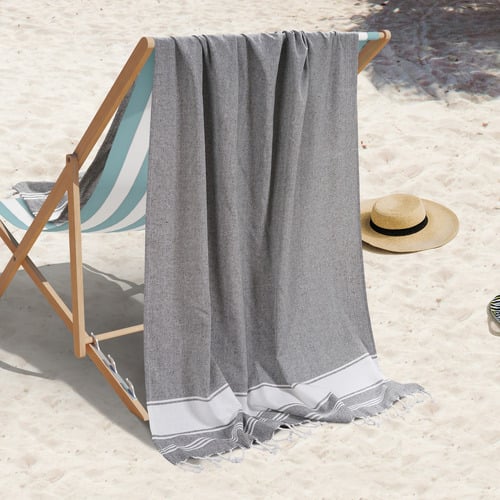 Chambray Cotton Turkish Beach Towels
