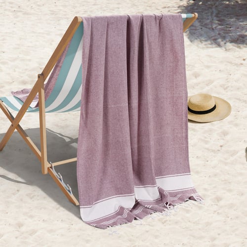 Chambray Cotton Turkish Beach Towels