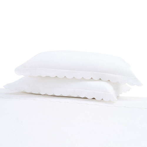 Scallop Cotton Sheet Set
