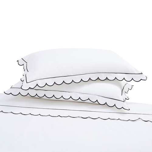 Scallop Cotton Sheet Set