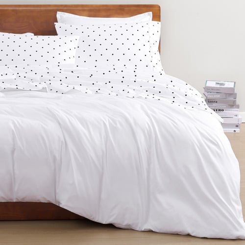 Black-Polka-Dot-Organic-Washed-Cotton-Sheet-Set