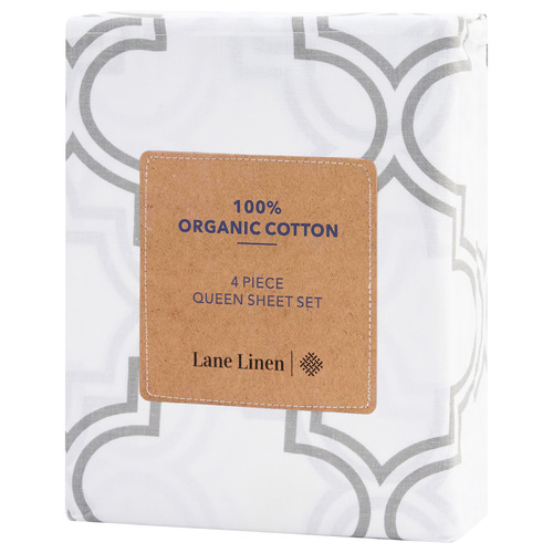 Silver-Trellis-Organic-Washed-Cotton-Sheet-Set