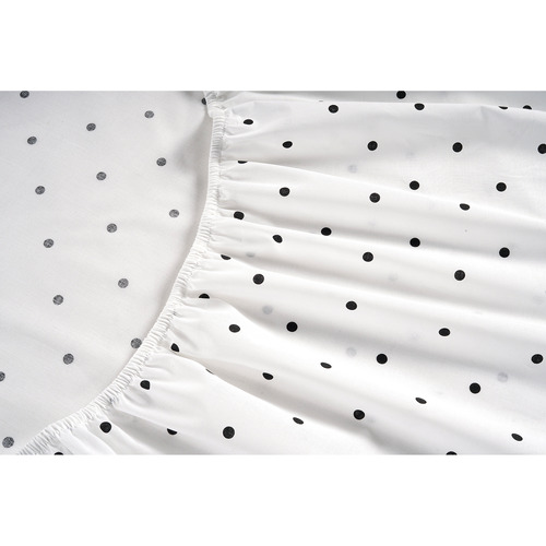 Black-Polka-Dot-Organic-Washed-Cotton-Sheet-Set