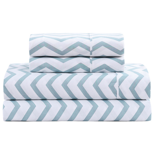 Chevron-Organic-Washed-Cotton-Sheet-Set