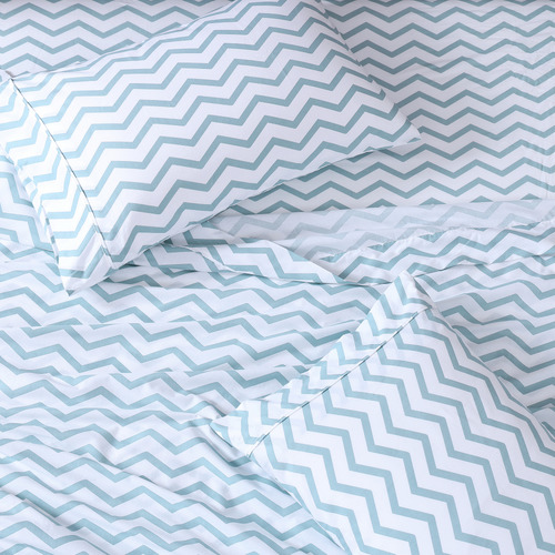 Chevron-Organic-Washed-Cotton-Sheet-Set
