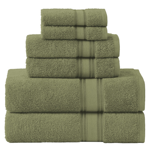 6-Piece-Cotton-Bathroom-Towel-Set