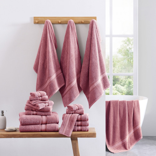 12-Piece-Cotton-Bathroom-Towel-Set