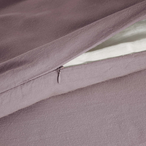 Lilac Washed Organic Cotton Quilt Cover Set