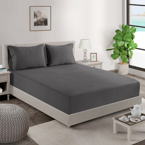 Organic Washed Cotton Fitted Sheet Set