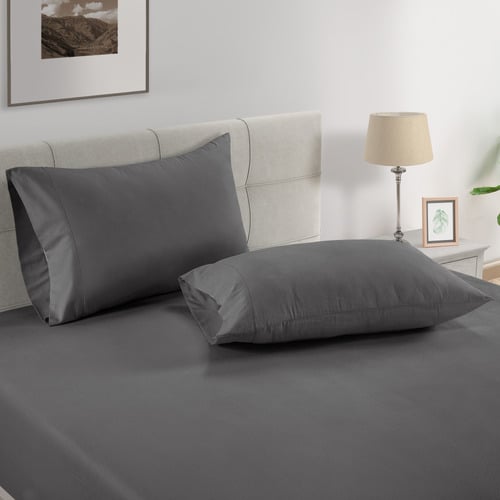 Organic Washed Cotton Fitted Sheet Set