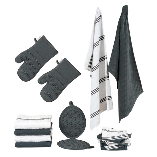 16 Piece Kitchen Towel, Pot Holder & Oven Mitt Set