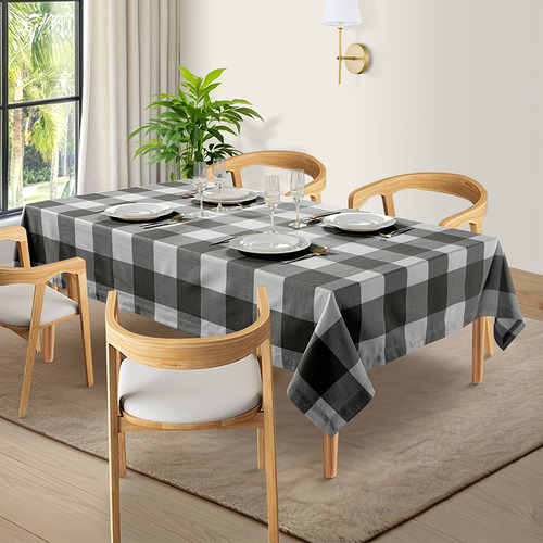 Cotton Checquered Tablecloth