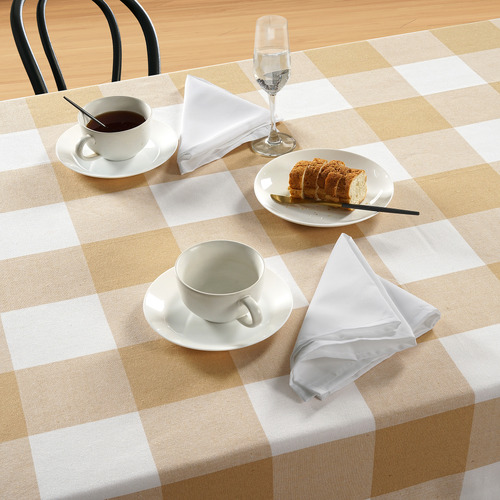Cotton Checquered Tablecloth
