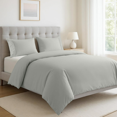 Silver-Organic-Washed-Cotton-Quilt-Cover-Set