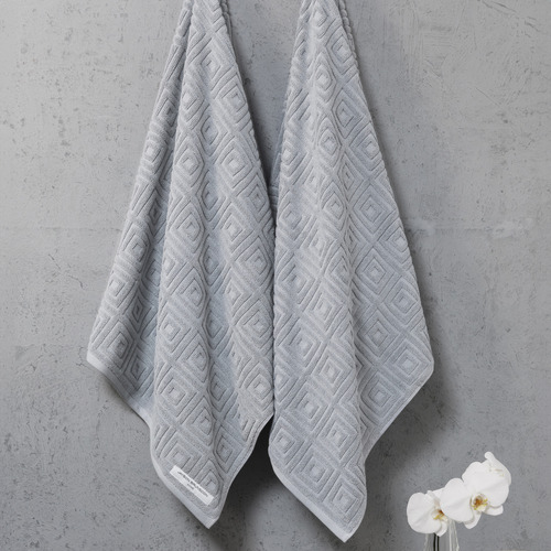 Roman Combed Cotton Bathroom Towels | Temple & Webster