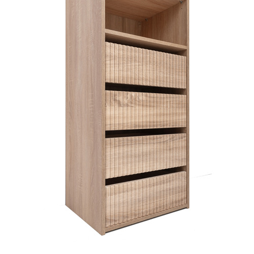Geneva Fluted Built-In Wardrobe