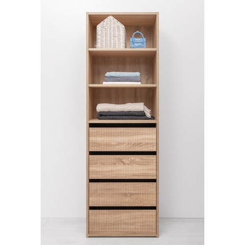 Geneva Fluted Built-In Wardrobe