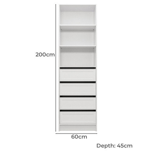 Malmo Hamptons Walk-In Wardrobe