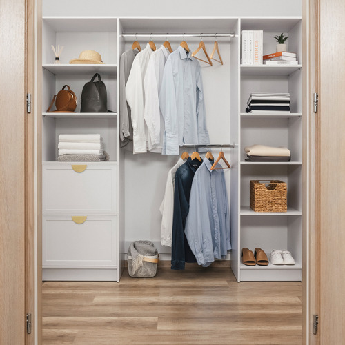 Pierre Half-Moon Handles Walk-In Wardrobe