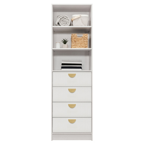 Lewis Fluted Wardrobe