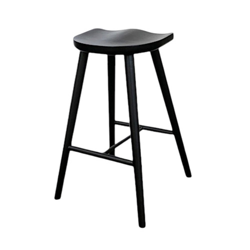 65cm Whitaker Ash Wood Saddle Stool