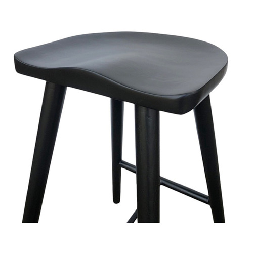 65cm Whitaker Ash Wood Saddle Stool