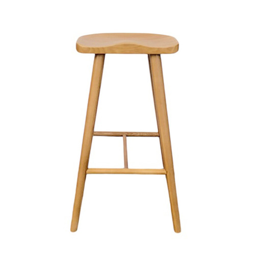 65cm Whitaker Ash Wood Saddle Stool